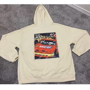 NASCAR Daytona 500 hoodie men Large tan